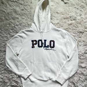 Polo Ralph Lauren Hoodie | White | Large